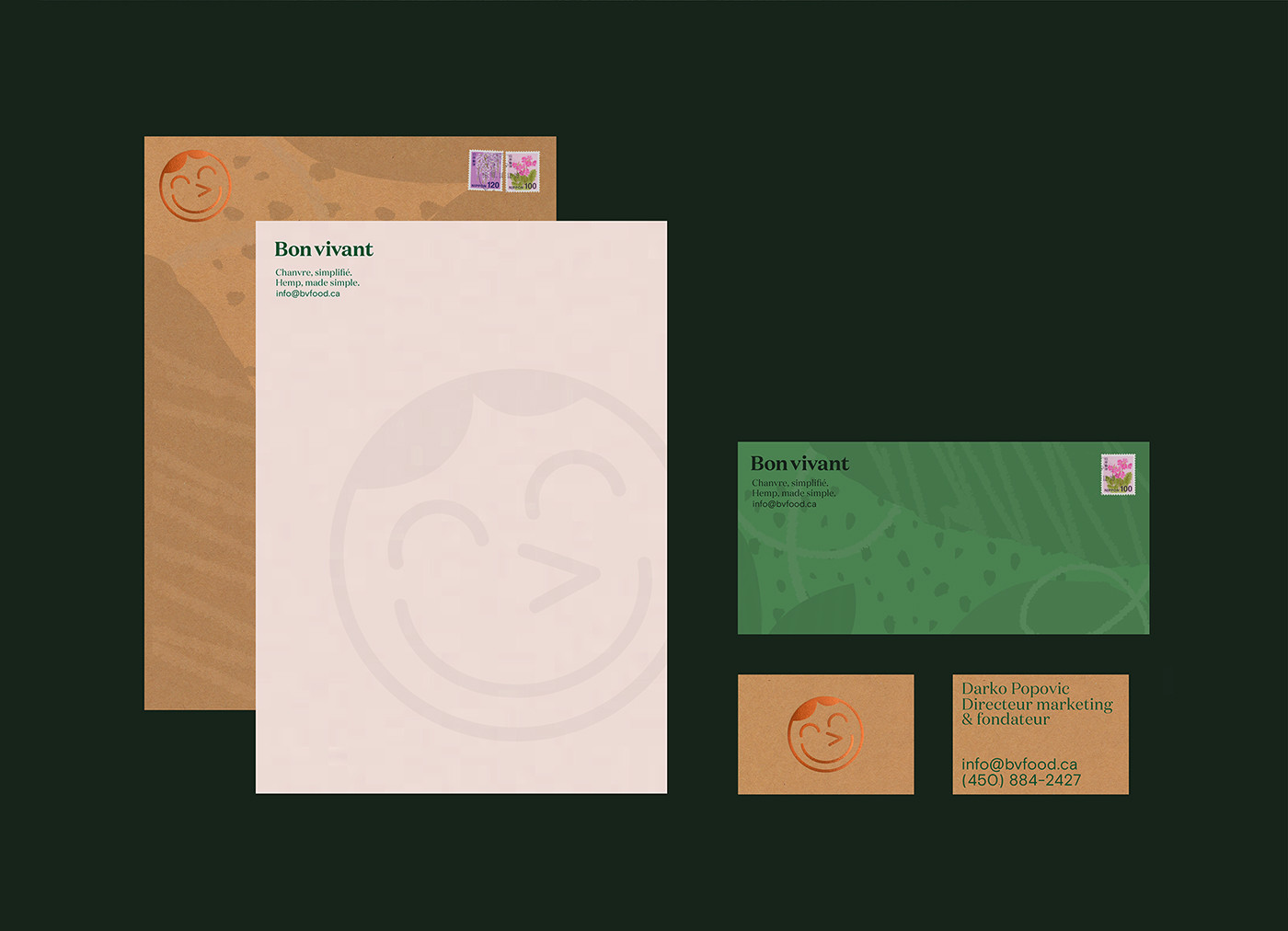 Bon Vivant手工食品品牌VI形象設(shè)計(jì)，食品vi設(shè)計(jì)，深圳vi設(shè)計(jì)，左右格局