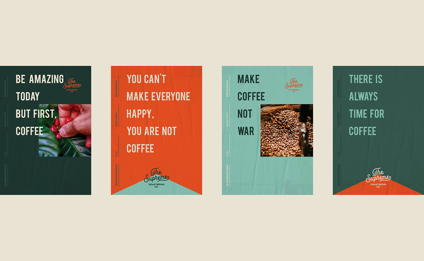 國外烘焙公司咖啡品牌VI設(shè)計和包裝設(shè)計，餐飲vi設(shè)計，包裝設(shè)計，深圳vi設(shè)計，左右格局