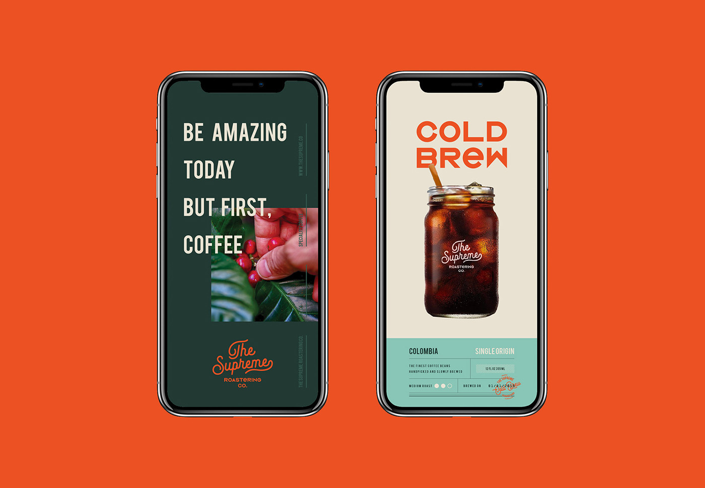 國外烘焙公司咖啡品牌VI設(shè)計和包裝設(shè)計，餐飲vi設(shè)計，包裝設(shè)計，深圳vi設(shè)計，左右格局