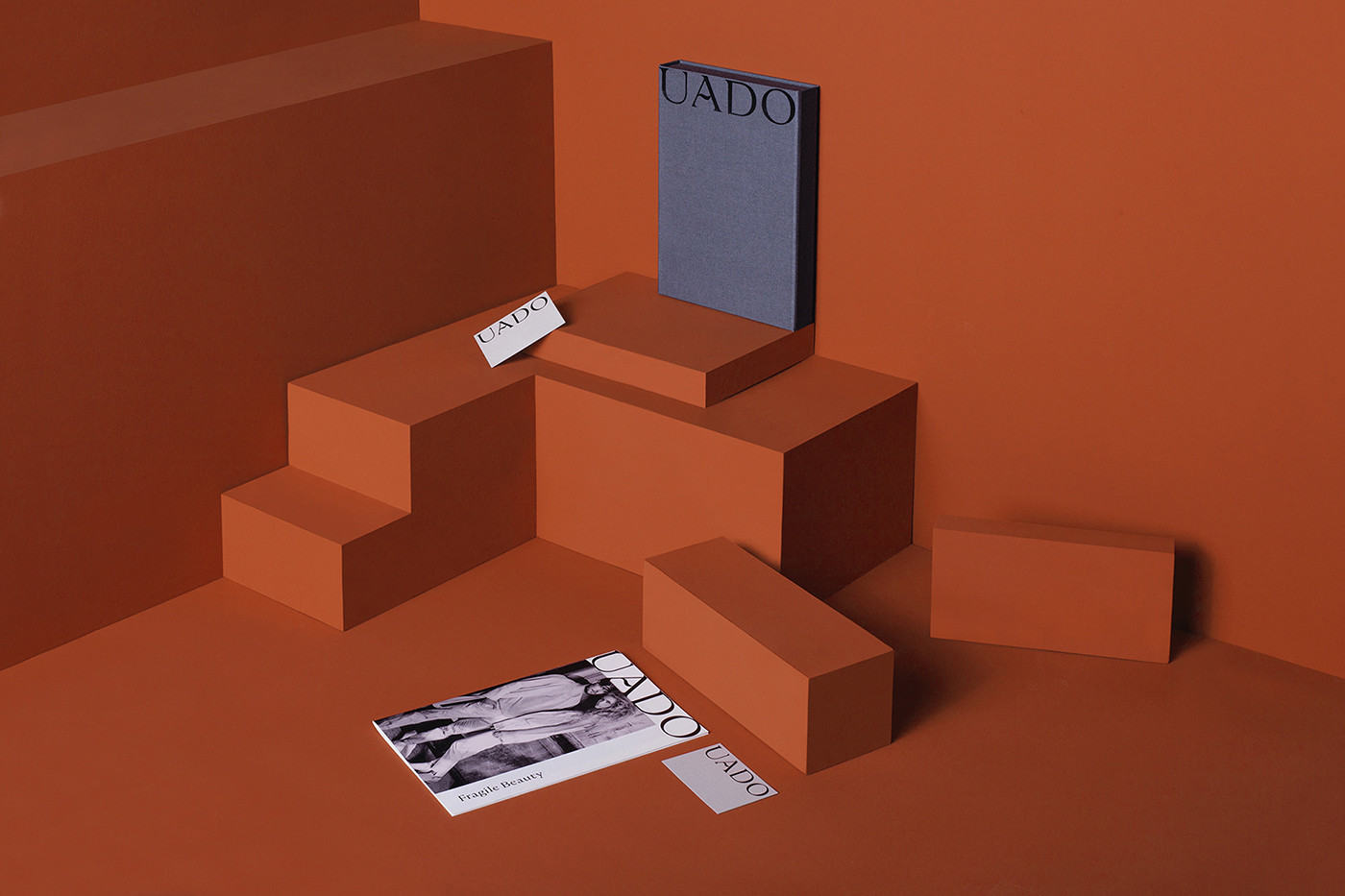 現代時尚水療中心UADO品牌視覺識別設計，品牌視覺設計，企業vi設計，深圳vi設計，左右格局