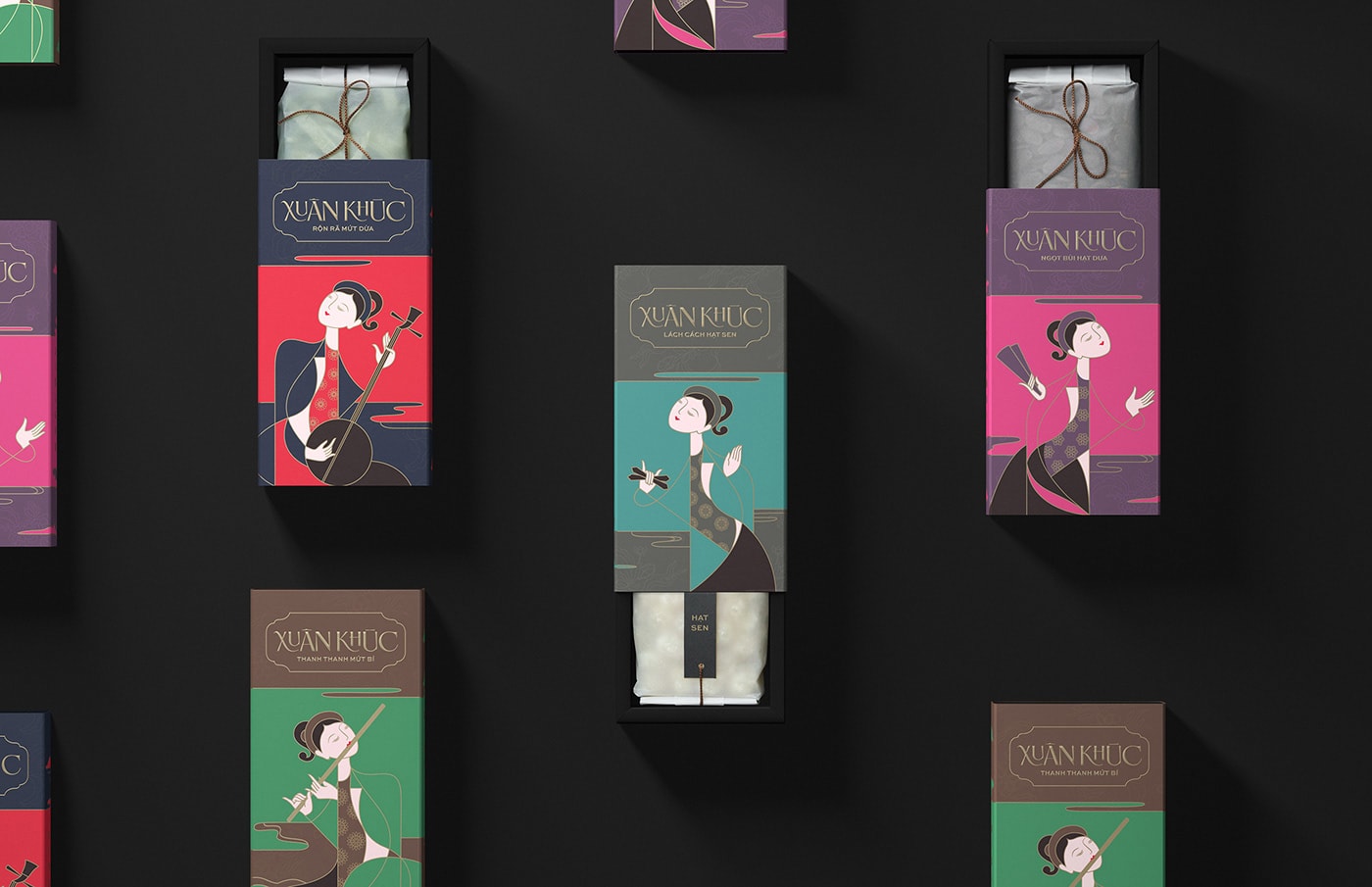 現代越南糖果品牌vi包裝設計和品牌策劃，食品VI設計，食品包裝設計，品牌策劃，深圳VI設計，左右格局