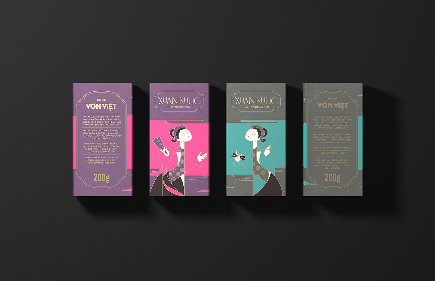 現代越南糖果品牌vi包裝設計和品牌策劃，食品VI設計，食品包裝設計，品牌策劃，深圳VI設計，左右格局