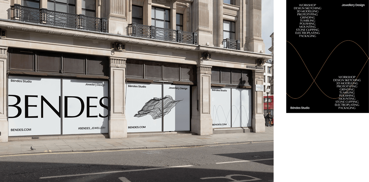 國際知名Be?ndes婚禮珠寶公司品牌全案策劃和VI設計案例，企業(yè)VI設計，深圳VI設計，VI形象設計，左右格局，品牌全案策劃