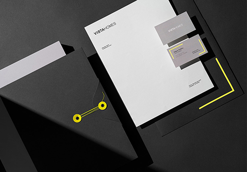 Vista Homes 房地產設計公司品牌VI視覺設計欣賞
