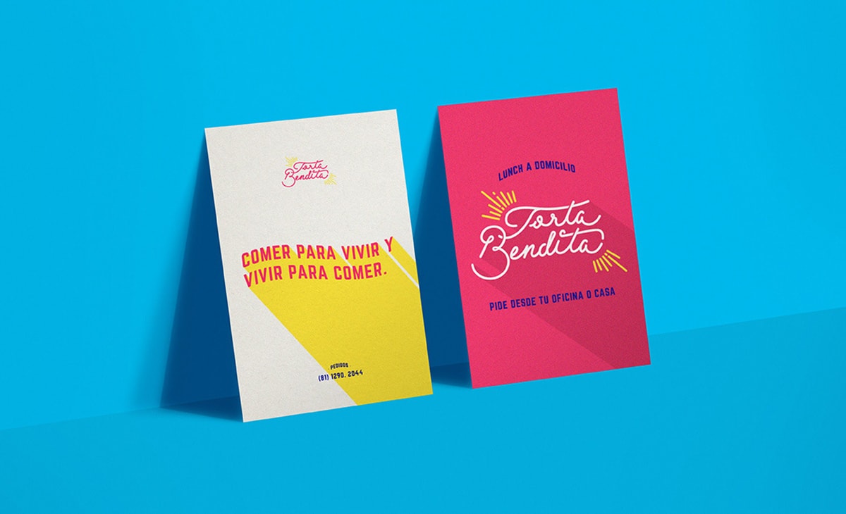 墨西哥Torta Bendita食品蛋糕店品牌VI形象設(shè)計欣賞，食品VI設(shè)計，食品包裝設(shè)計，食品品牌設(shè)計，深圳VI設(shè)計，左右格局