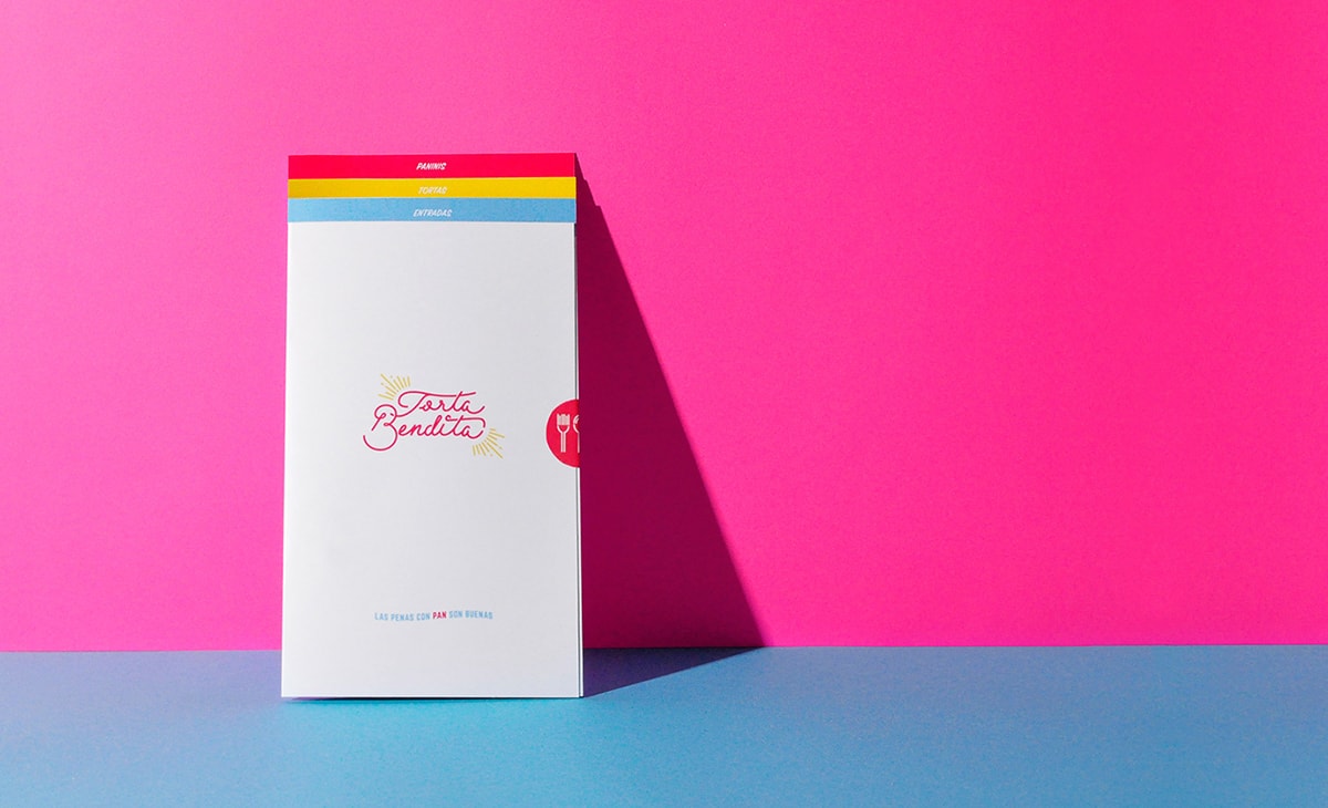墨西哥Torta Bendita食品蛋糕店品牌VI形象設(shè)計欣賞，食品VI設(shè)計，食品包裝設(shè)計，食品品牌設(shè)計，深圳VI設(shè)計，左右格局