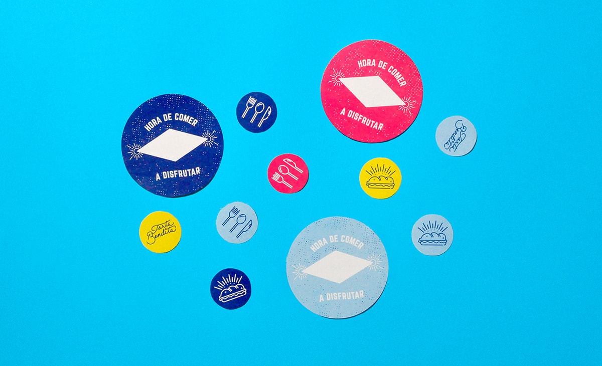 墨西哥Torta Bendita食品蛋糕店品牌VI形象設(shè)計欣賞，食品VI設(shè)計，食品包裝設(shè)計，食品品牌設(shè)計，深圳VI設(shè)計，左右格局