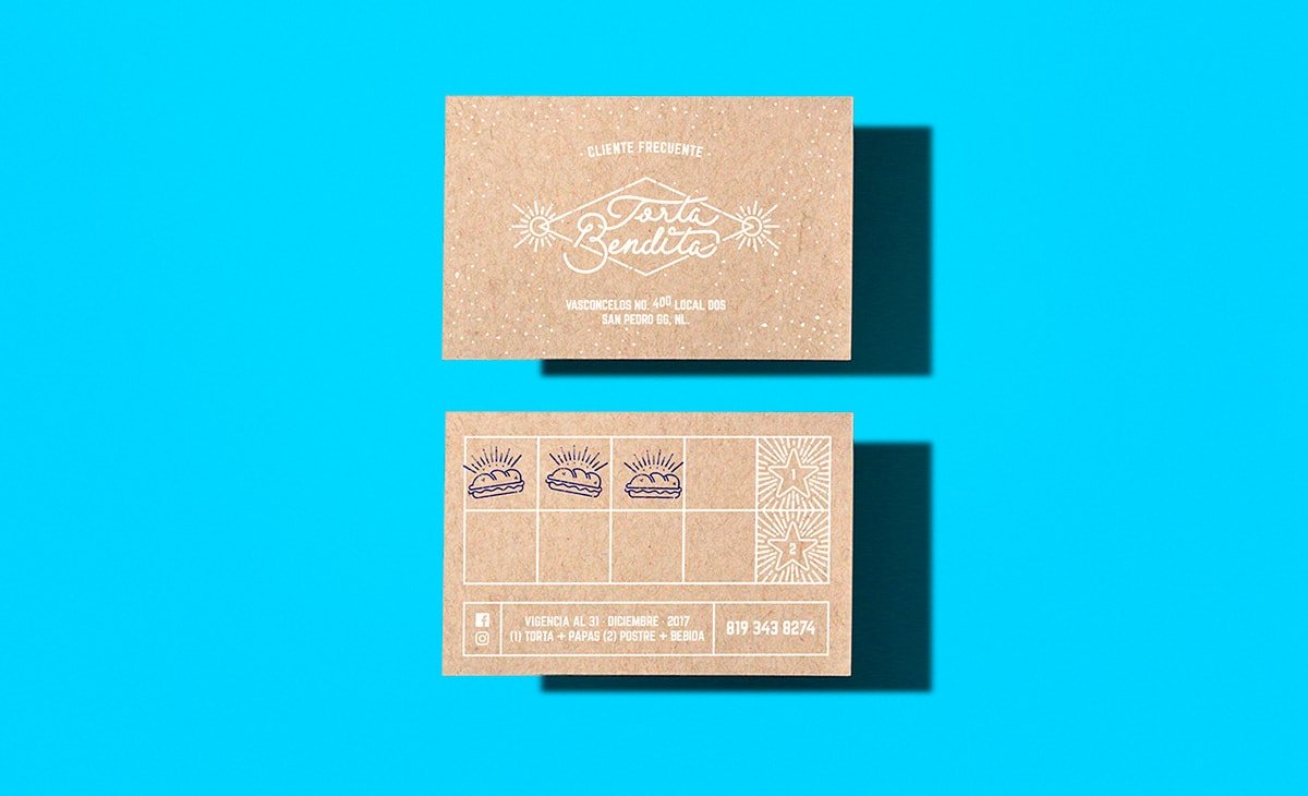 墨西哥Torta Bendita食品蛋糕店品牌VI形象設(shè)計欣賞，食品VI設(shè)計，食品包裝設(shè)計，食品品牌設(shè)計，深圳VI設(shè)計，左右格局