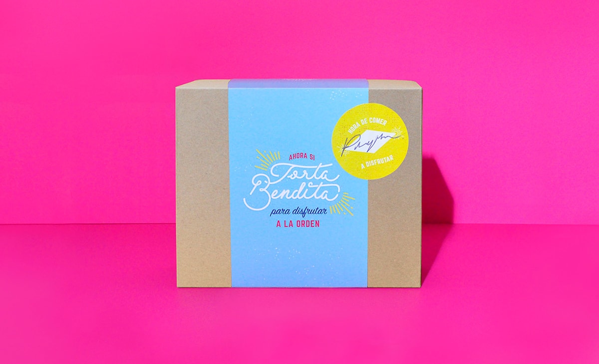 墨西哥Torta Bendita食品蛋糕店品牌VI形象設(shè)計欣賞，食品VI設(shè)計，食品包裝設(shè)計，食品品牌設(shè)計，深圳VI設(shè)計，左右格局