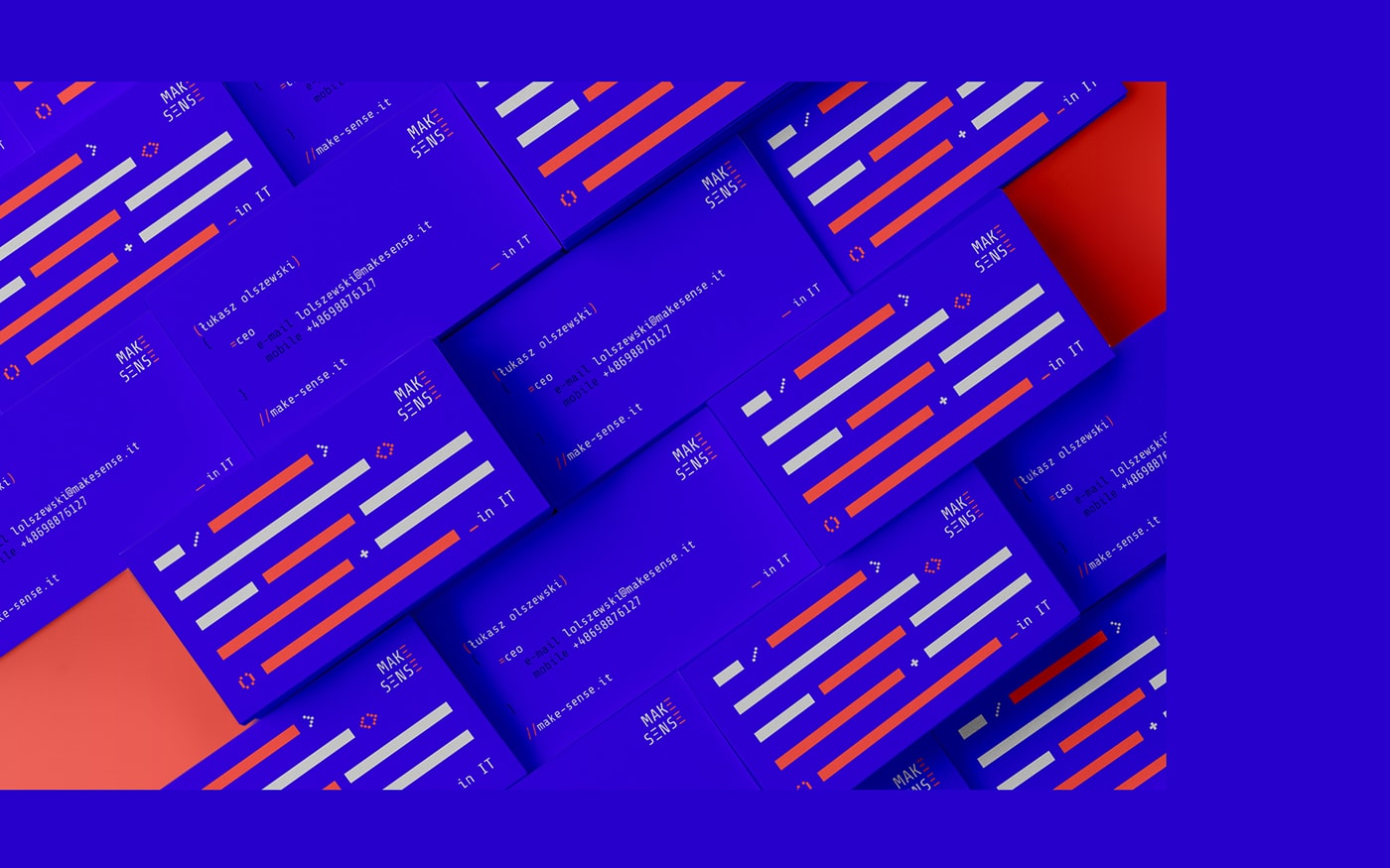 Make Sense 軟件開發(fā)科技公司品牌視覺設(shè)計案例，科技VI設(shè)計，互聯(lián)網(wǎng)品牌設(shè)計，品牌視覺設(shè)計，深圳VI設(shè)計，左右格局