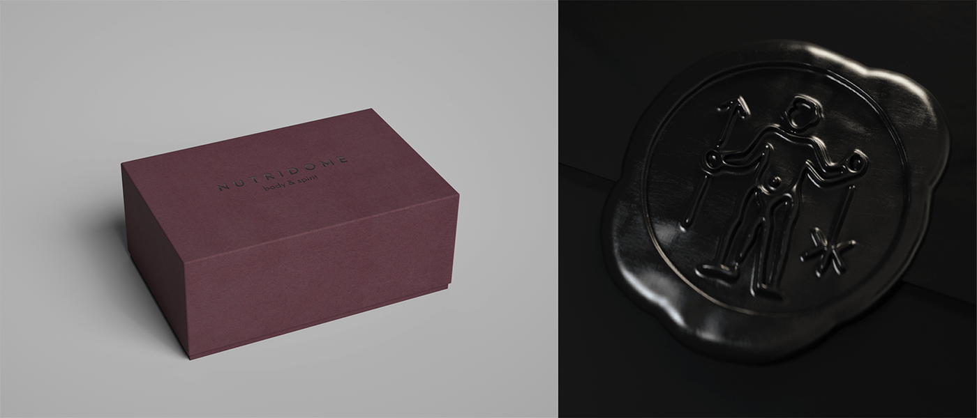 Nutridome優質化妝品VI設計——品牌全案策劃，化妝品VI設計，品牌全案策劃，高端VI設計，深圳VI設計，左右格局