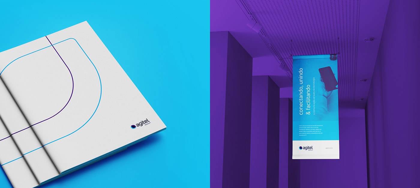 Agitel 通訊IP科技公司品牌VI設計和品牌logo設計，科技企業VI設計，品牌形象設計，深圳VI設計，左右格局