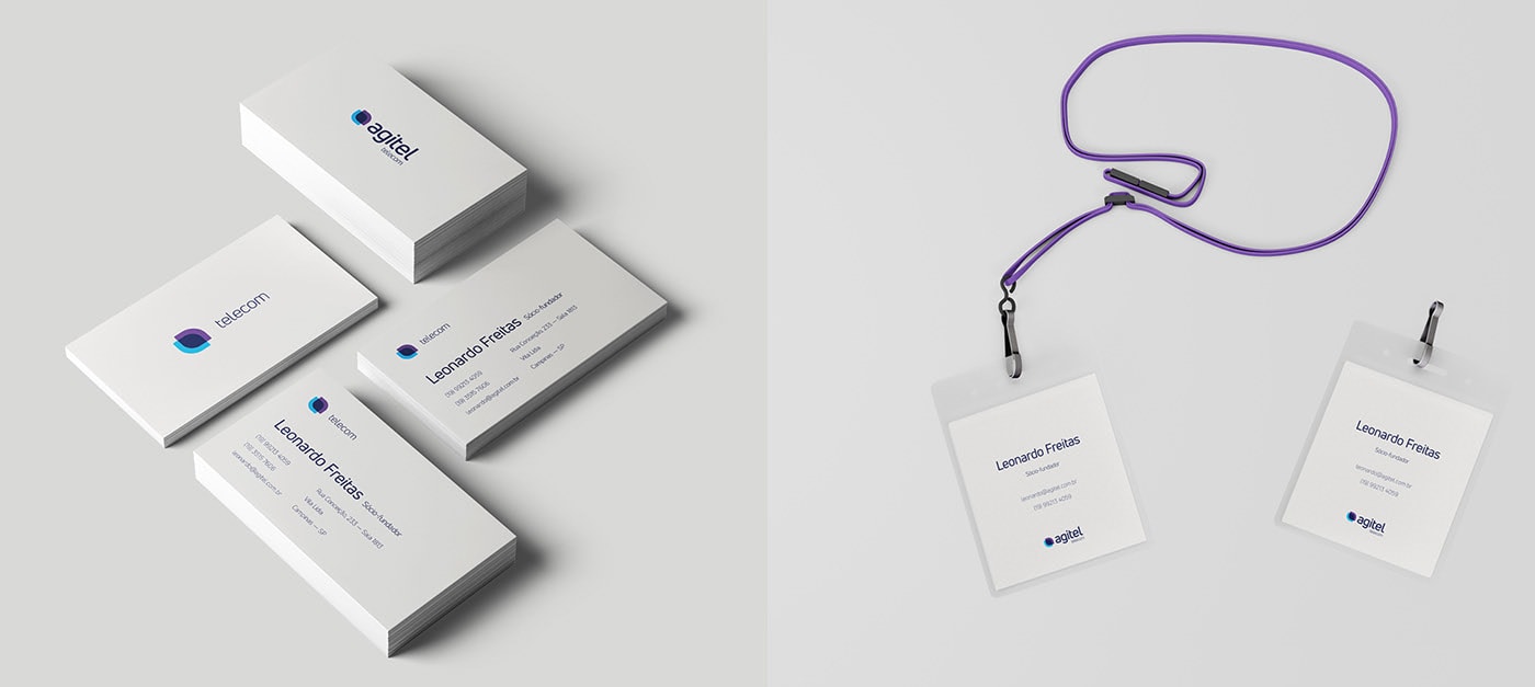 Agitel 通訊IP科技公司品牌VI設計和品牌logo設計，科技企業VI設計，品牌形象設計，深圳VI設計，左右格局