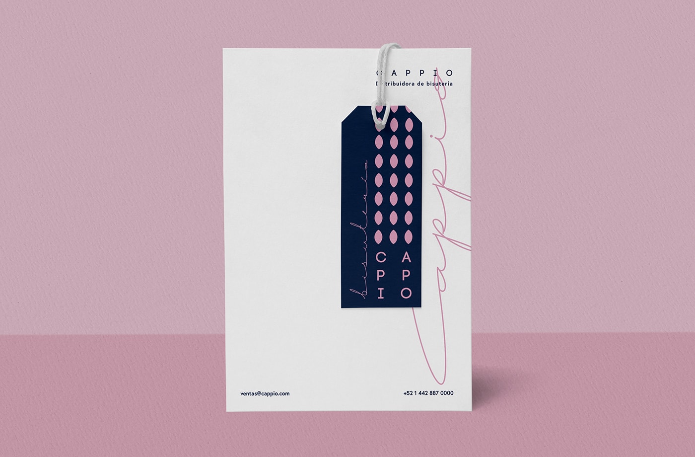 Cappio 服裝珠寶企業(yè)品牌全案策劃案例，服裝VI設(shè)計，品牌全案策劃，企業(yè)形象設(shè)計，深圳VI設(shè)計，左右格局