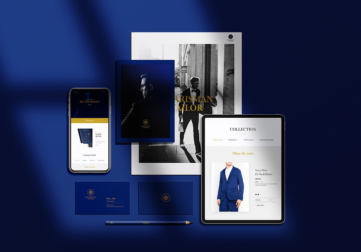 時尚西服服裝品牌視覺設計——VI設計塑造國際化品牌 服裝VI設計,服裝形象設計,品牌視覺設計,高端VI設計