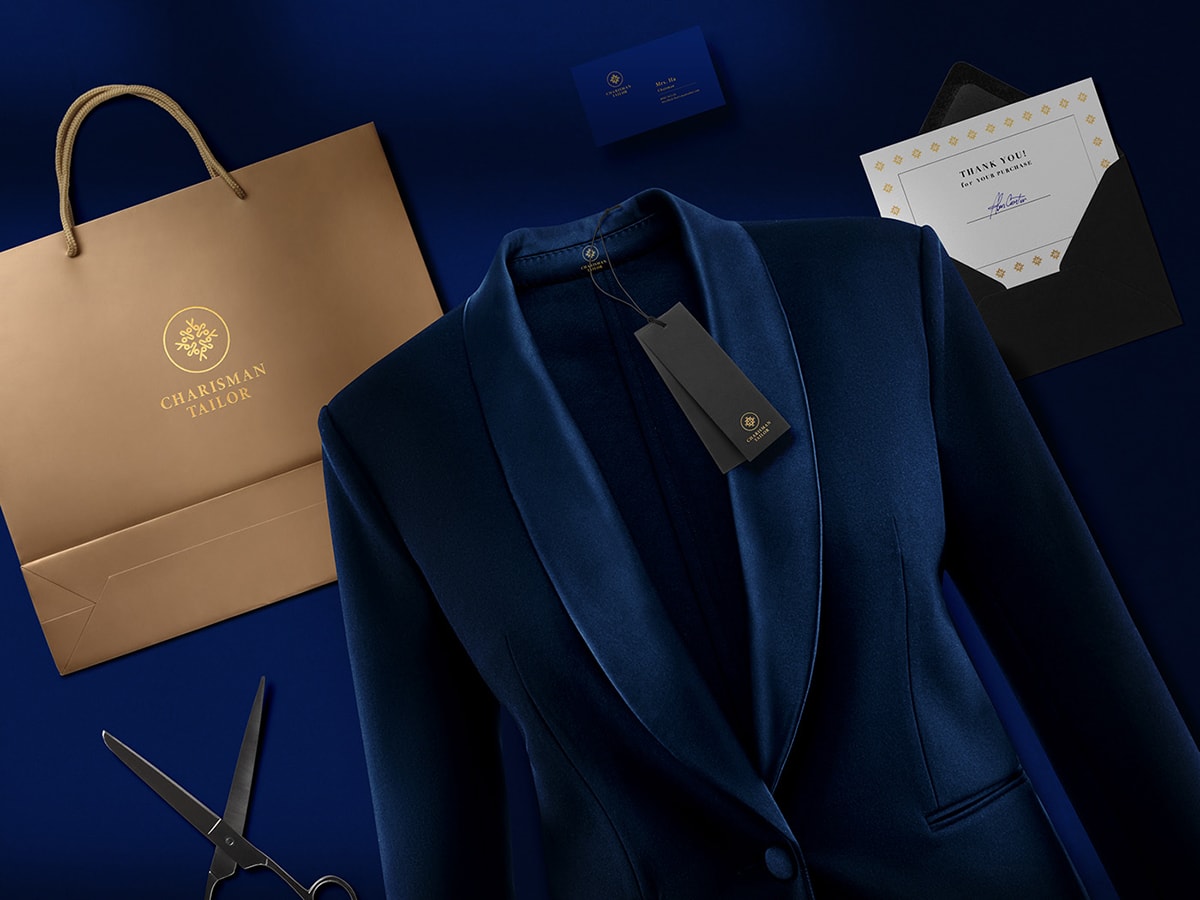 時尚西服服裝品牌視覺設計——VI設計塑造國際化品牌 服裝VI設計,服裝形象設計,品牌視覺設計,高端VI設計