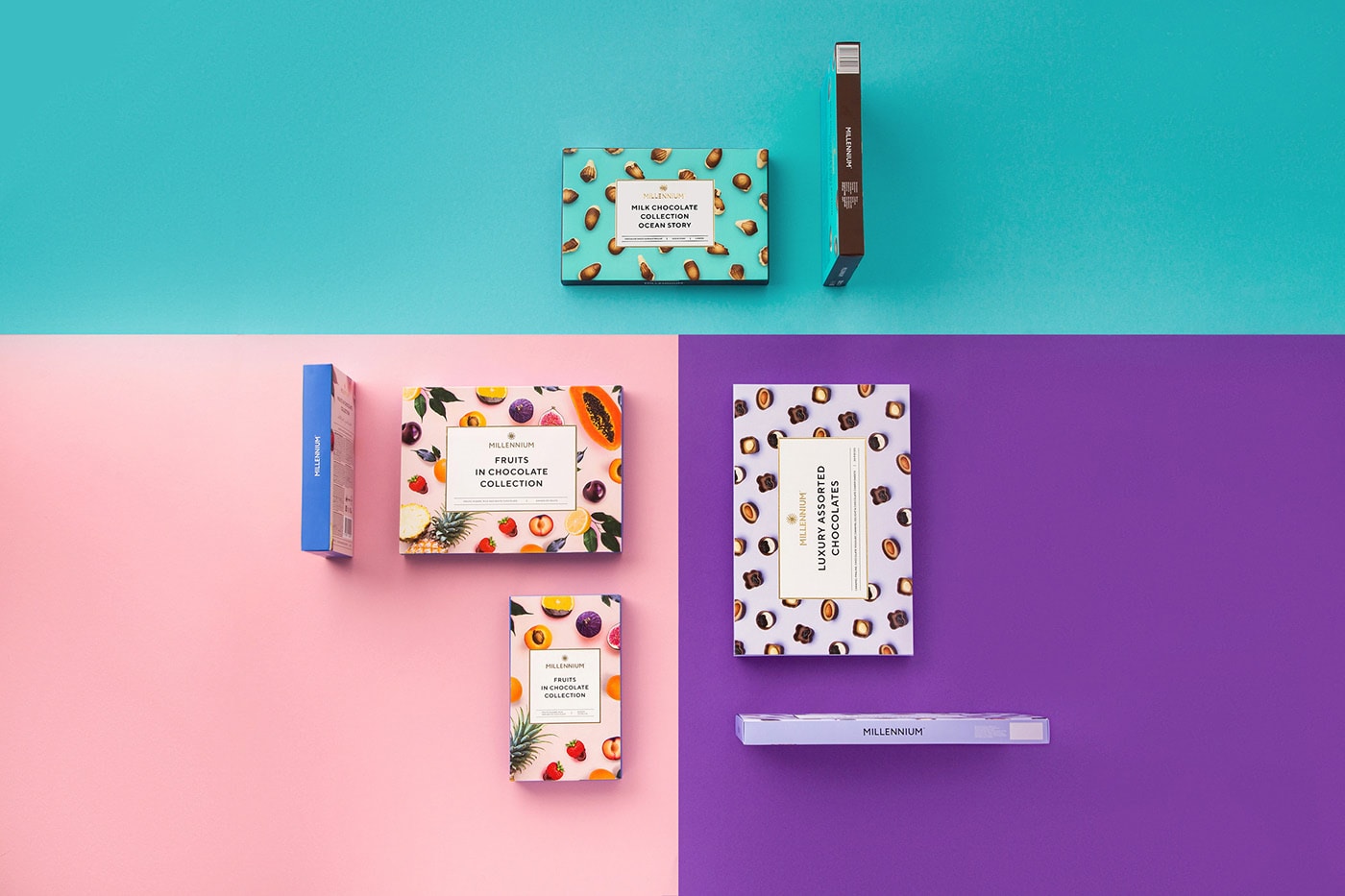 千禧糖果巧克力品牌全新策劃—現(xiàn)代時尚的品牌包裝 食品VI設(shè)計,食品包裝設(shè)計,品牌全案策劃,快消品設(shè)計,深圳VI設(shè)計