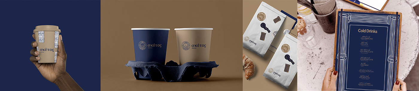 深圳vi設計塑造知名品牌—現代希臘風格咖啡館品牌包裝vi設計 咖啡館設計,深圳vi設計,品牌包裝設計,餐飲vi設計,左右格局