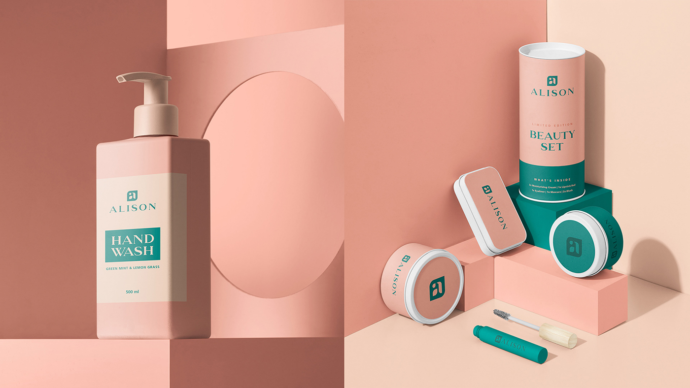 化妝品vi設(shè)計(jì)，vi形象設(shè)計(jì)，品牌視覺設(shè)計(jì)，深圳vi設(shè)計(jì)，左右格局