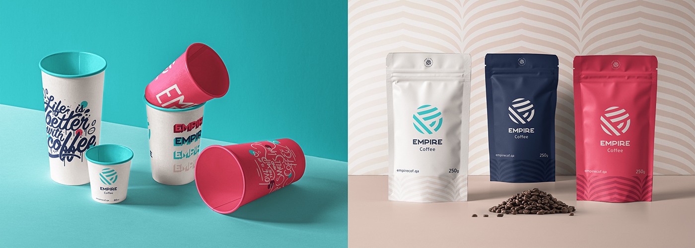帝國咖啡品牌vi設計—— 個性化的品牌logo設計塑造 高檔咖啡vi設計,深圳餐飲vi設計,咖啡logo設計,深圳vi設計公司