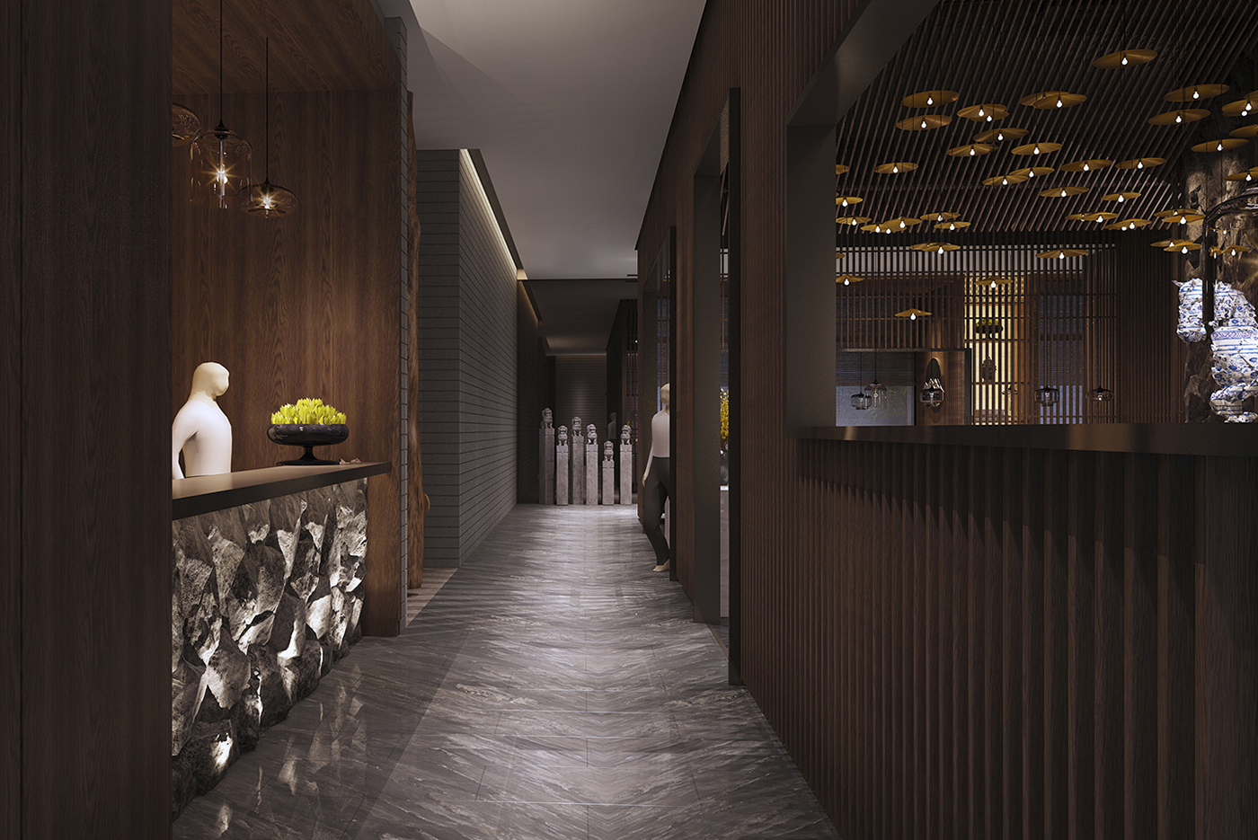 長沙延年高端酒店空間設計-左右格局 長沙延年高端酒店空間設計-左右格局