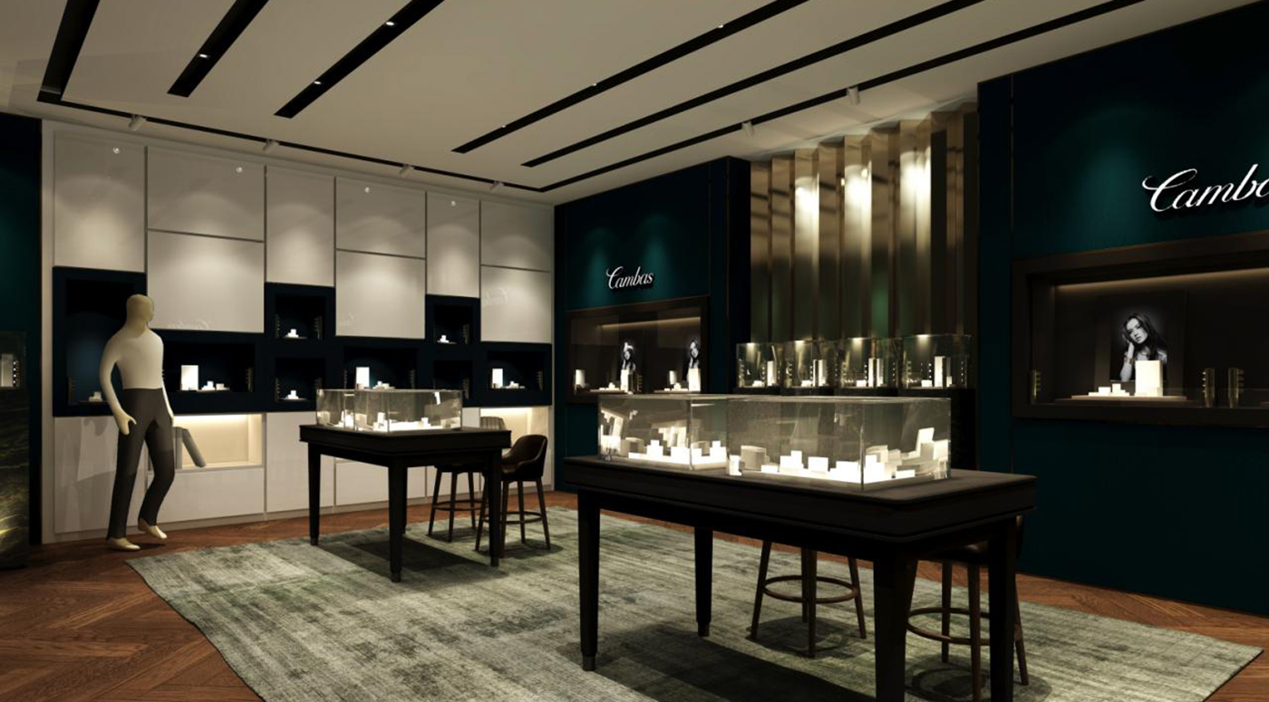 CAMBAS輕奢珠寶品牌空間設計-深圳左右格局 CAMBAS輕奢珠寶品牌空間設計-深圳左右格局